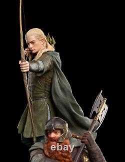 WETA Lord of the Rings Legolas and Gimli at Amon Hen 16 Scale Statue Figure NEW