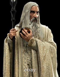 WETA Lord of the Rings Saruman the White Miniature Figure Statue NEW DOUBLEBOX