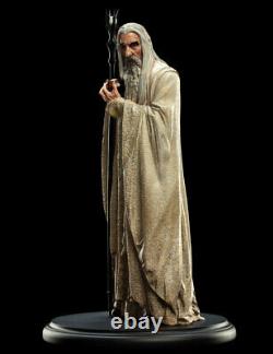 WETA Lord of the Rings Saruman the White Miniature Figure Statue NEW DOUBLEBOX