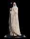 Weta Lord Of The Rings Saruman The White Wizard With Staff Polystone Statue New