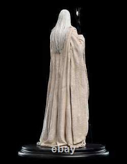 WETA Lord of the Rings Saruman the White Wizard with Staff Polystone Statue NEW