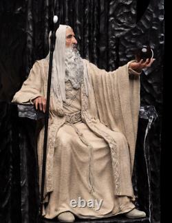 WETA Lord of the Rings Saruman the White on Throne 16 Scale Statue Figure NEW