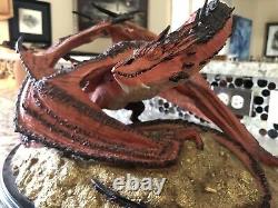 WETA Smaug the Terrible Statue Hobbit Lord of the Rings XXXX/2000 Sideshow RARE