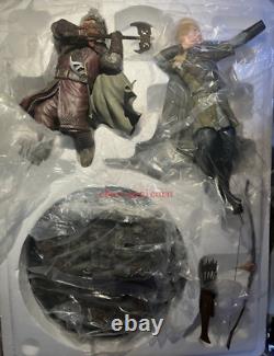 WETA The Lord of the Rings Legolas Gimli Statue Figure Collectible Model Limited