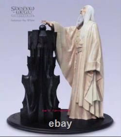 WETA The Lord of the Rings Saruman and the Prophet Ball Resin Statue INSTOCK
