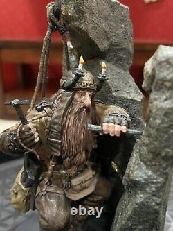 WETA Workshop LOTR Lord Rings Hobbit DWARF MINER Miniature Statue! L@@K
