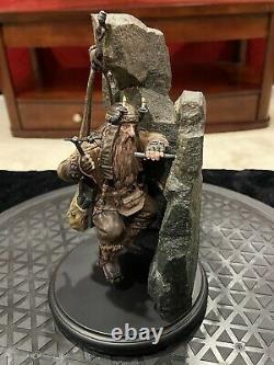 WETA Workshop LOTR Lord Rings Hobbit DWARF MINER Miniature Statue! L@@K