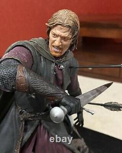 WETA Workshop Lord Rings LOTR Boromir At Amon Hen Statue! #898/ 900! Brand NEW
