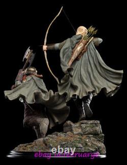 Weta 1/6 The Lord Of The Rings Legolas And Gimli At Amon Hen Polystone Statue
