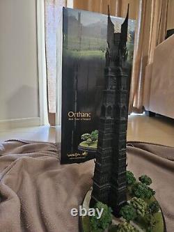 Weta Collectable Lord Of The Rings Orthanc Black Tower Of Isengard Statue Rare