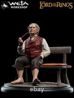 Weta Collectibles The Lord of The Rings Bilbo Baggins on Bench Statue Brand New