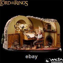 Weta Collectibles The Lord of the Rings Bilbo Baggins in Bag End Statue New