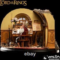 Weta Collectibles The Lord of the Rings Bilbo Baggins in Bag End Statue New