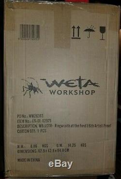 Weta Dark Rider Ringwraith at Ford 1/6 Statue Lord of the Rings Artist Proof NEW