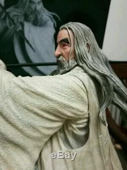 Weta Hobbit The Lord of the Rings 1/6 SARUMAN THE WHITE AT DOL GULDUR Statue