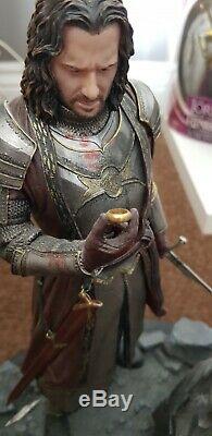 Weta Isildur Statue 1/6 Lord of the Rings Diorama Sauron Rare Limited