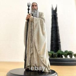 Weta Lord Of The Rings Orthank Saruman Statue 2 Piece Set