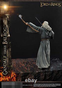Weta Lord of the Rings Balrog Versus Gandalf 1/4 Resin Bust Statue Painted Model
