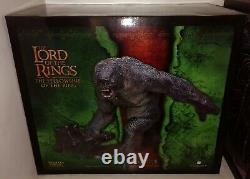 Weta Lord of the Rings Original CAVE TROLL Polystone Statue Sideshow LOTR Hobbit