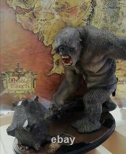 Weta Lord of the Rings Original CAVE TROLL Polystone Statue Sideshow LOTR Hobbit