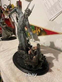 Weta Lord of the Rings the Witch-King and Frodo at Weathertop Lim Ed Statue