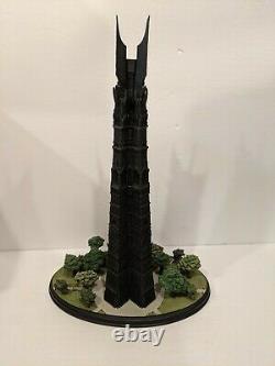 Weta ORTHANC BLACK TOWER OF ISENGARD Statue Lord of the Rings LotR Hobbit P1