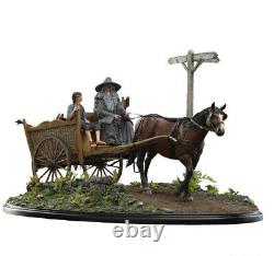 Weta SDCC 1/6 The Lord of the Rings Gandalf & Frodo & Carriage Statue INSTOCK