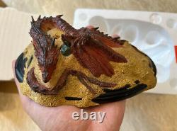 Weta SMAUG KING UNDER THE MOUNTAIN Mini Statue The Lord of the Rings The Hobbit