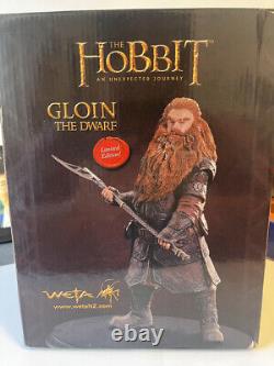 Weta The Hobbit GLOIN THE DWARF 16 Scale Statue The Lord of the Rings Limited