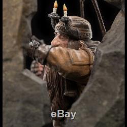 Weta The Lord of the Rings Dwarf Miner Miniature Statue The Hobbit Figure Models