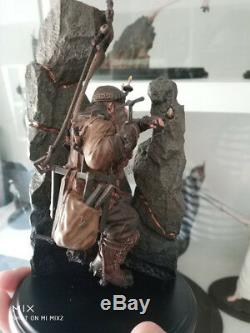 Weta The Lord of the Rings Dwarf Miner Miniature Statue The Hobbit Figure Models