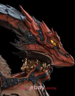 Weta The Lord of the Rings MINI SMAUG 28.5cm High Statue Model INSTOCK