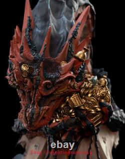 Weta The Lord of the Rings MINI SMAUG 28.5cm High Statue Model INSTOCK