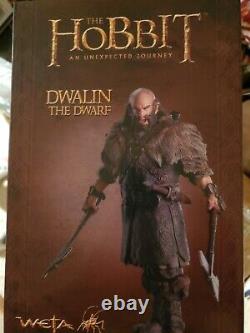 Weta Workshop Hobbit / Lord Of The Ring Dwalin The Dwarf Statue Limited NISB
