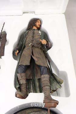 Weta Workshop Lord of Rings LotR 20th Aragorn Hunter of Plains 1/5 Statue MIB