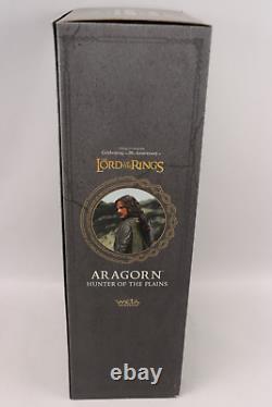 Weta Workshop Lord of Rings LotR 20th Aragorn Hunter of Plains 1/5 Statue MIB