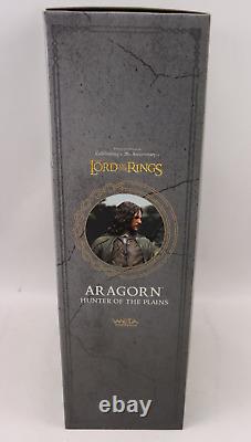 Weta Workshop Lord of Rings LotR 20th Aragorn Hunter of Plains 1/5 Statue MIB