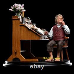 Weta Workwhop The Lord Of The Rings Bilbo Baggins At His Desk Statue In Stock